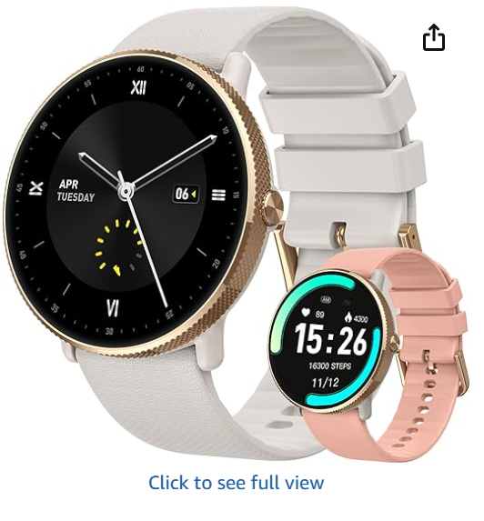 Smart Watch for Women Fitness tracker: Make/Answer Call Smart Watches